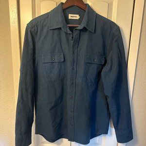 Taylor Stitch | The Yosemite Shirt | Color: Prussian Blue| Size: 40 (M)